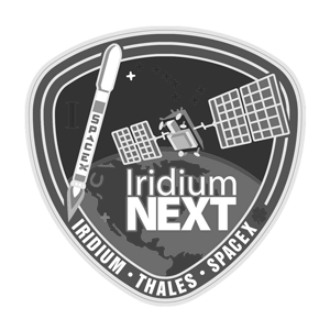Iridium Next Space Program Badge